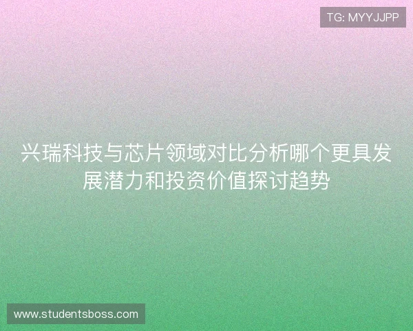 兴瑞科技与芯片领域对比分析哪个更具发展潜力和投资价值探讨趋势